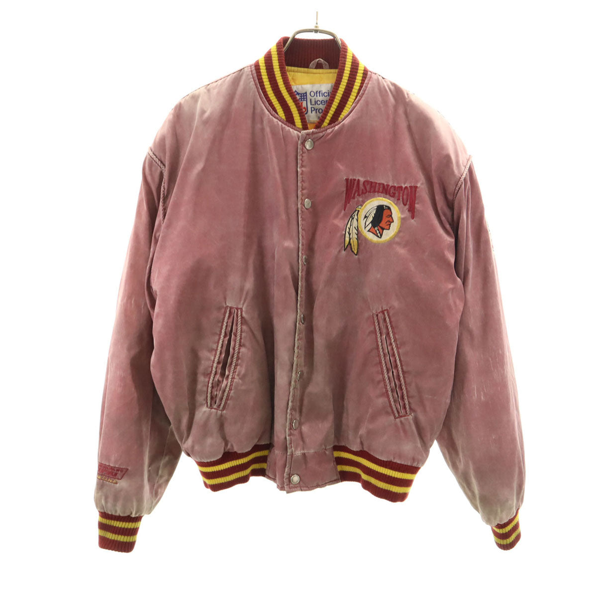 NFL エヌエフエル 90s オールド ブルゾン M バーガンディー系 ワシントン メンズ
