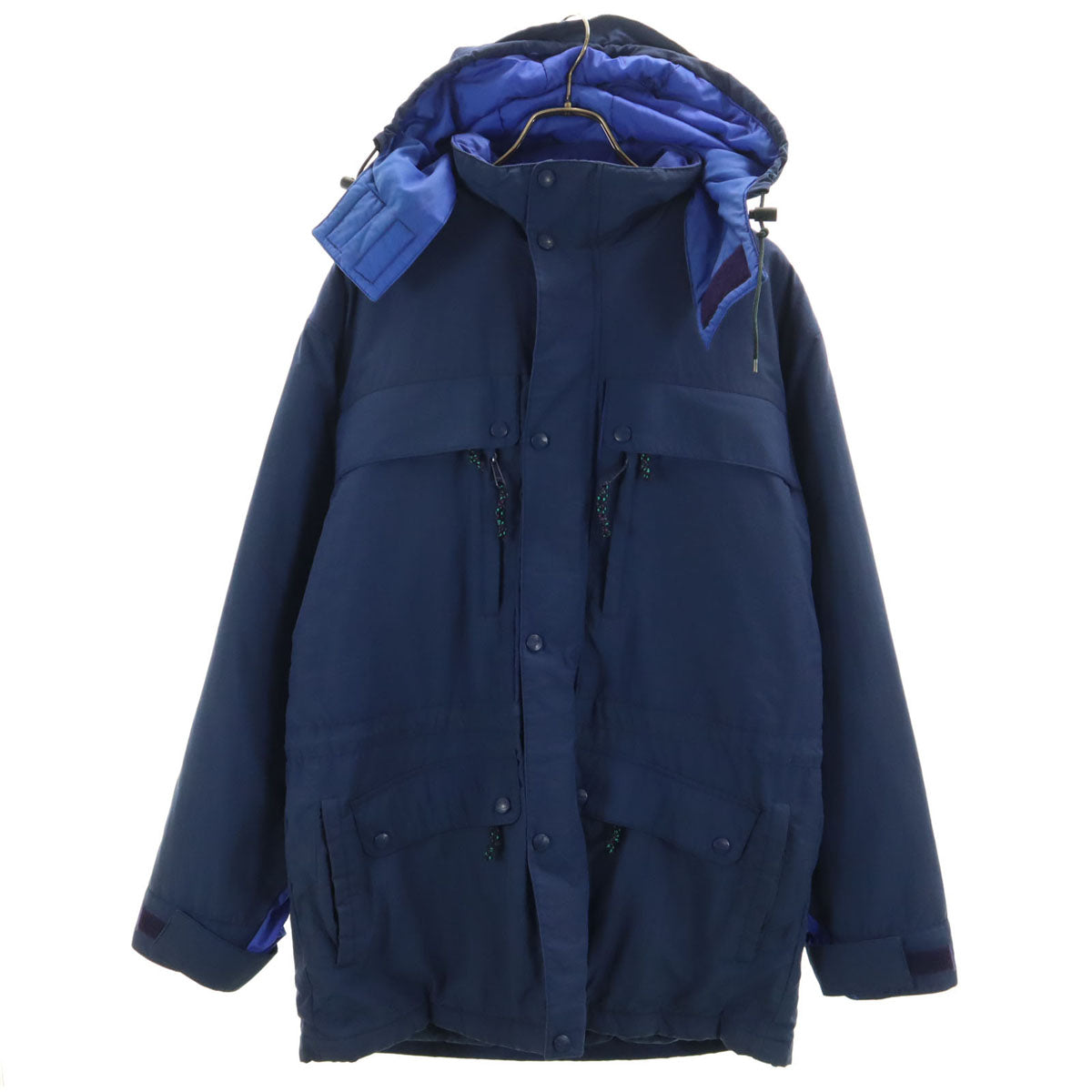 L.L.Bean エルエルビーン 90s オールド マウンテンパーカー M 青紺 中綿 アウトドア メンズ