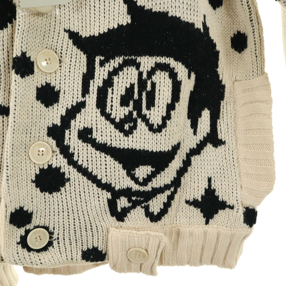 未使用 Ne-net ネネット タナカカツキ 長袖 夢いっぱい ニット 2 アイボリー レディース