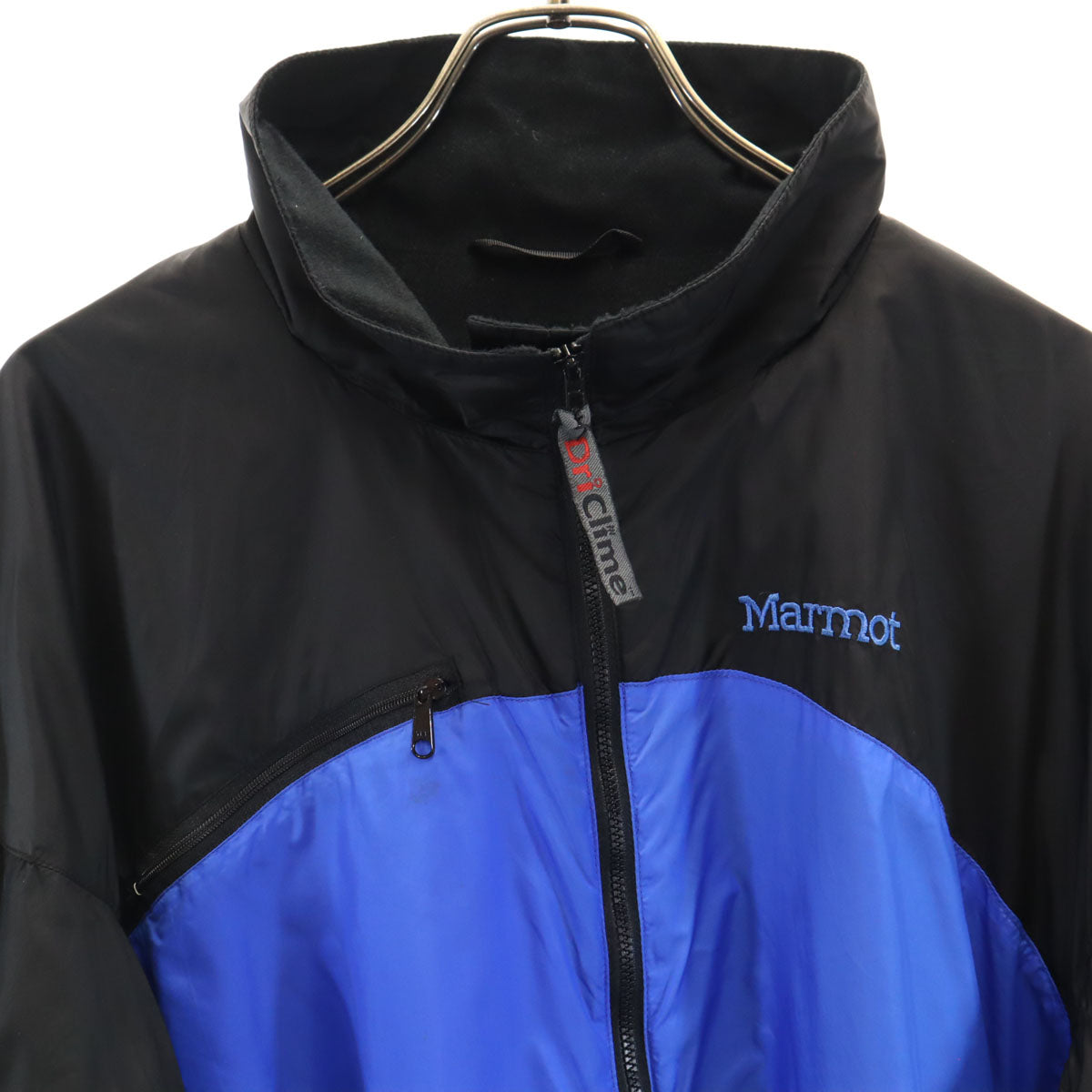 MARMOT マーモット ナイロンジャケット L ブルー アウトドア 裏トリコット メンズ