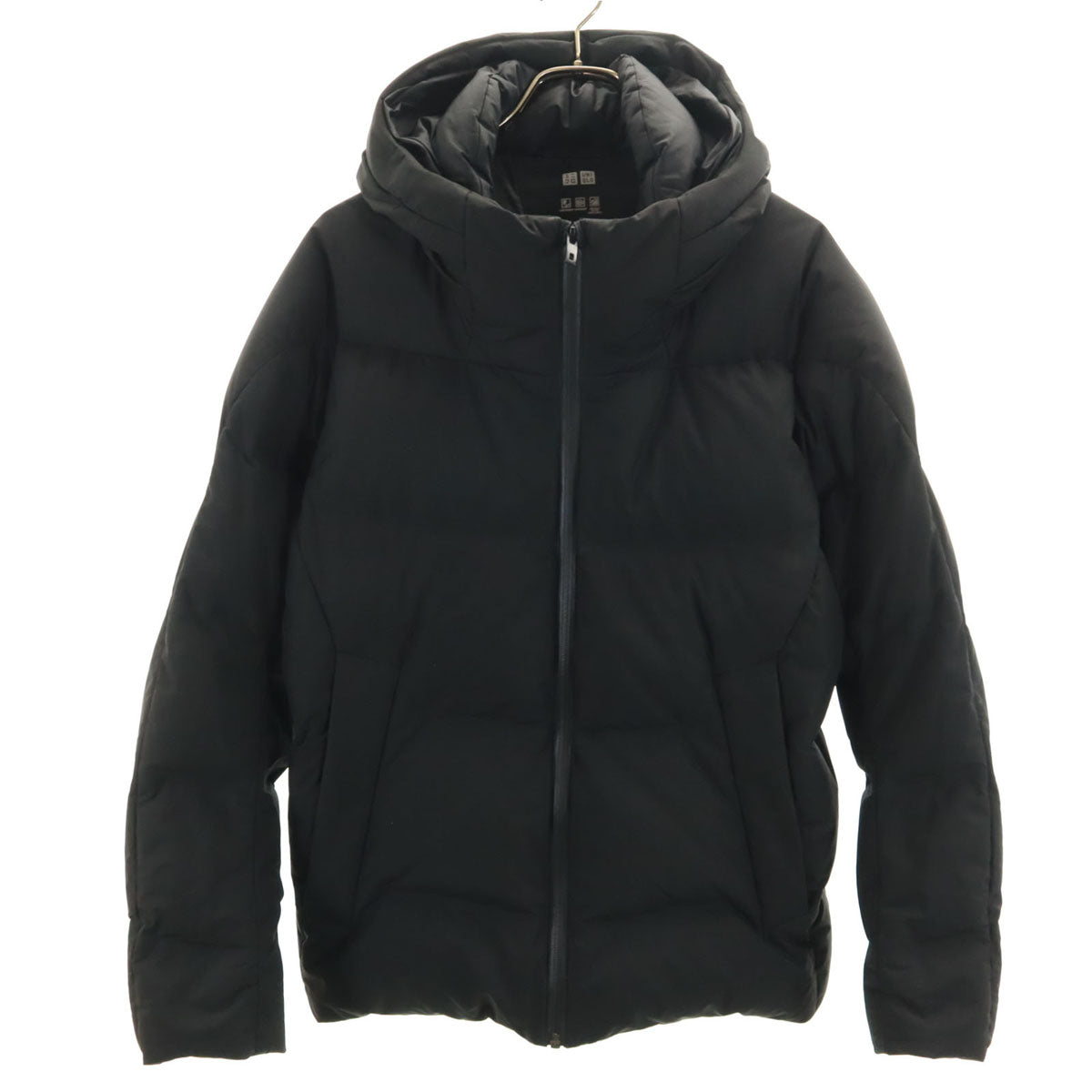 UNIQLO ユニクロ シームレス ダウンパーカー M ブラック 3Dカット メンズ