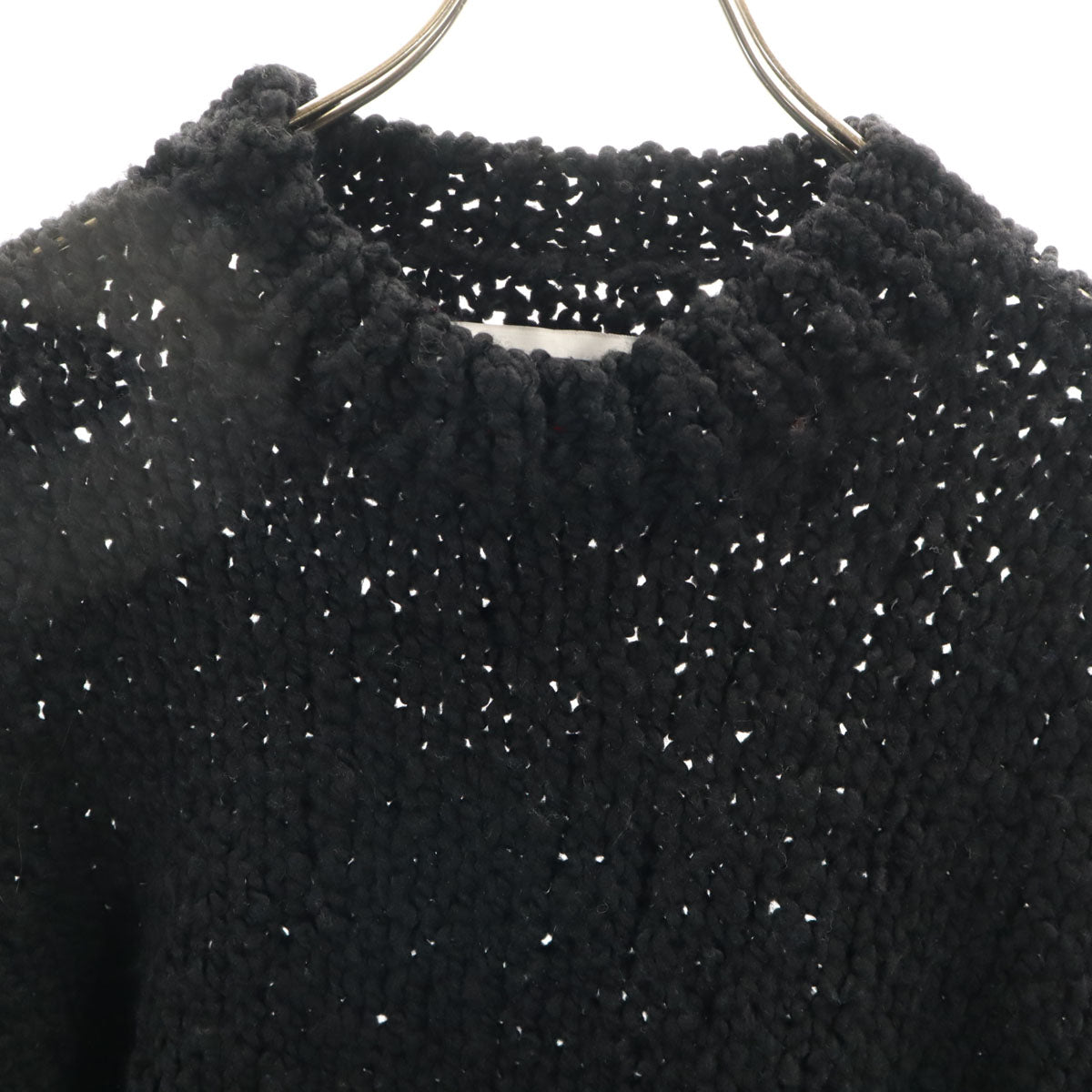 MAISON SPECIAL メゾンスペシャル 長袖 ローゲージ セーター 2 ブラック ニット レディース