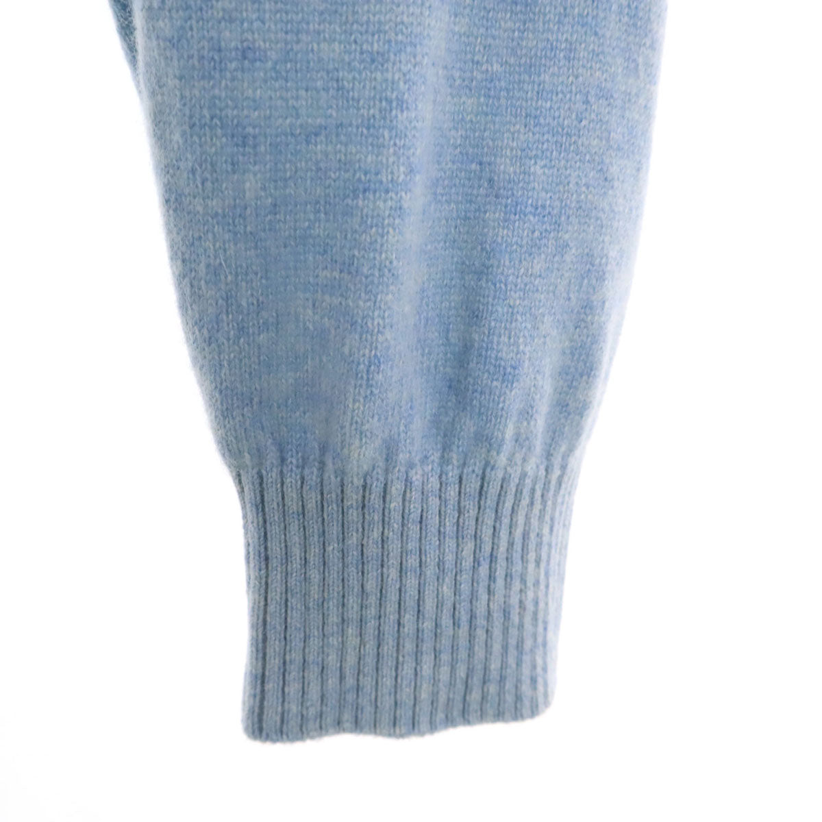 mila schon ミラショーン 日本製 カシミヤ100％ ニットジャケット 46 ブルー系 メンズ