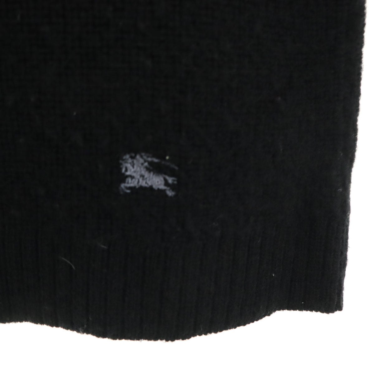 BURBERRY BLACK LABEL バーバリーブラックレーベル 日本製 長袖 セーター 3 ブラック 三陽商会 ニット メンズ