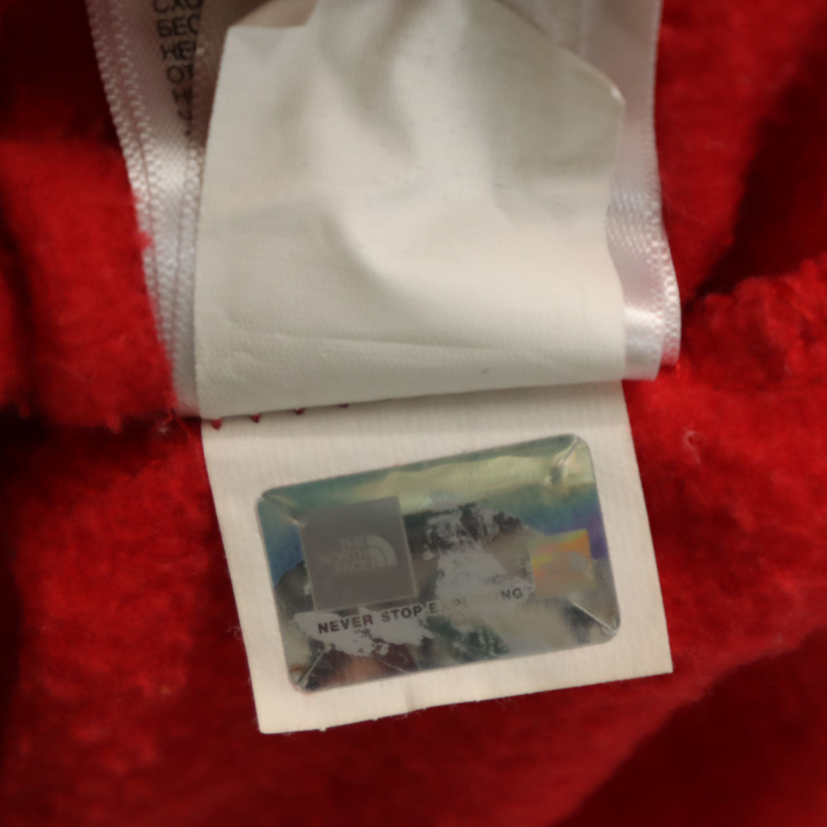 THE NORTH FACE ノースフェイス バックスクエアロゴ 長袖 スウェットパーカー M レッド A3FRE アウトドア メンズ