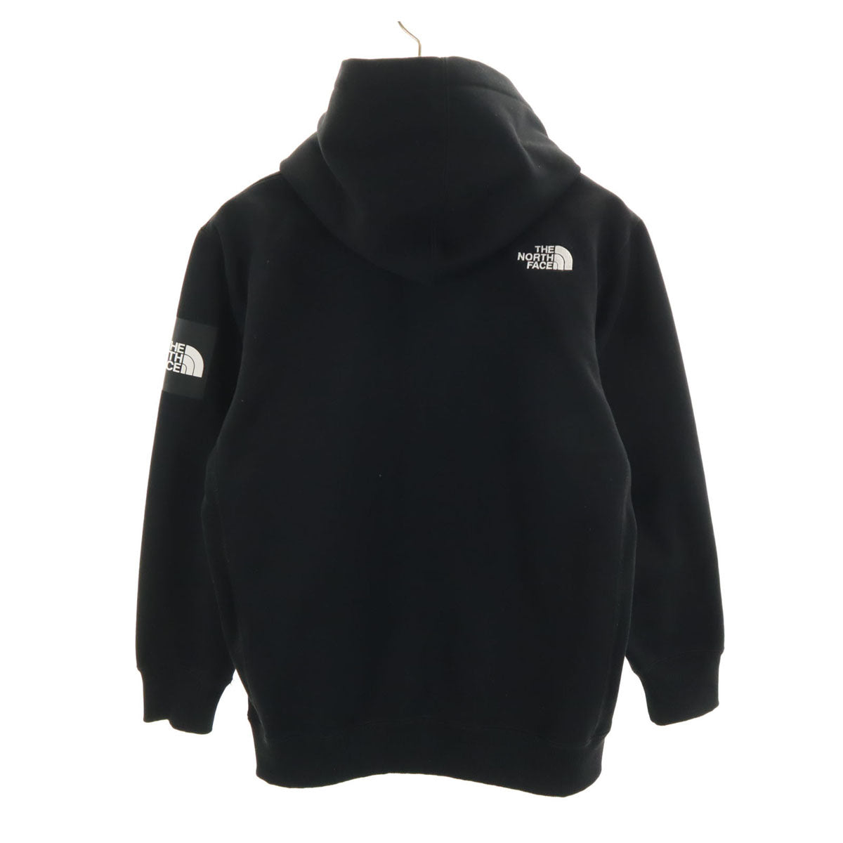 THE NORTH FACE ノースフェイス スクエアロゴ 長袖 スウェットパーカー S ブラック NT61835 アウトドア メンズ