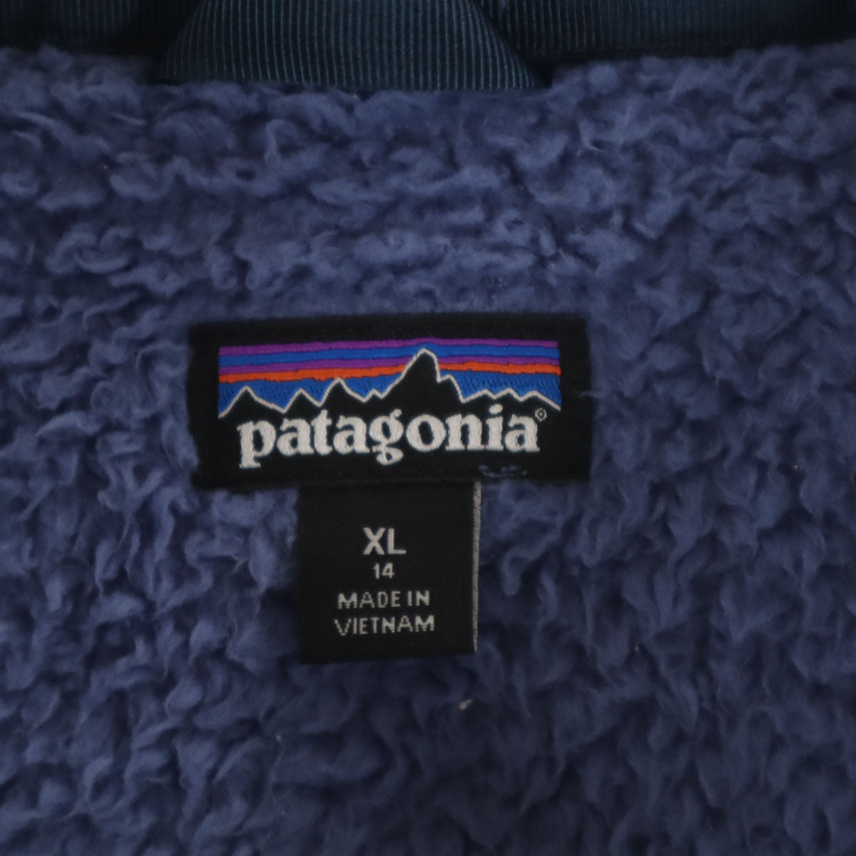 patagonia パタゴニア ロスガトス フリース ベスト XL 14 パープルブルー系 65490FA21 キッズ
