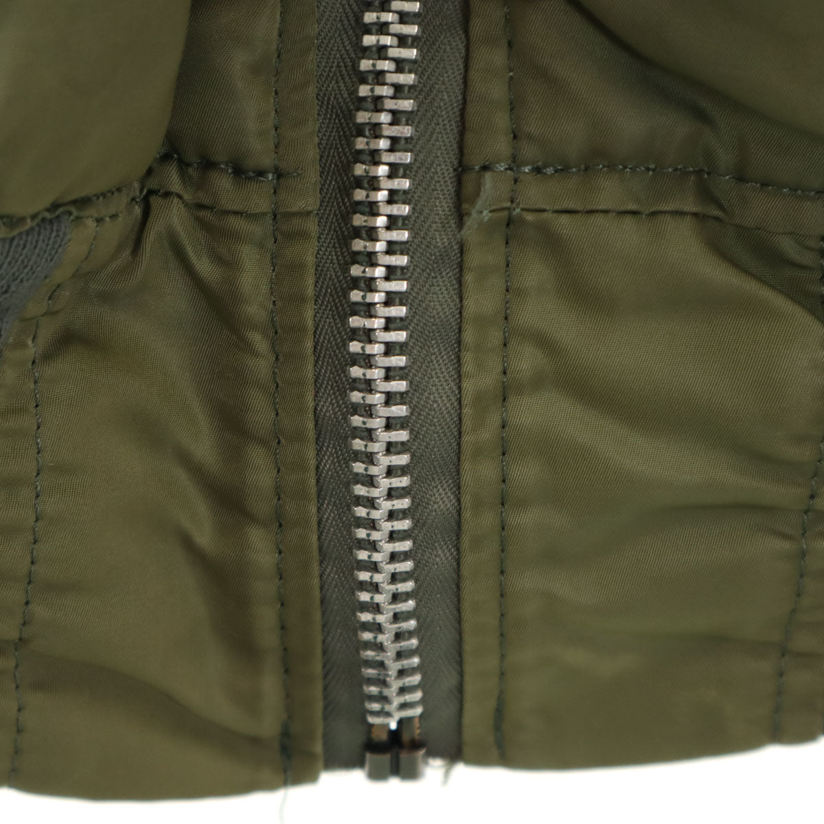 ALPHA INDUSTRIES INC アルファインダストリーズ USA製 MA-1 フライトジャケット LL オリーブ系 ミリタリー メンズ