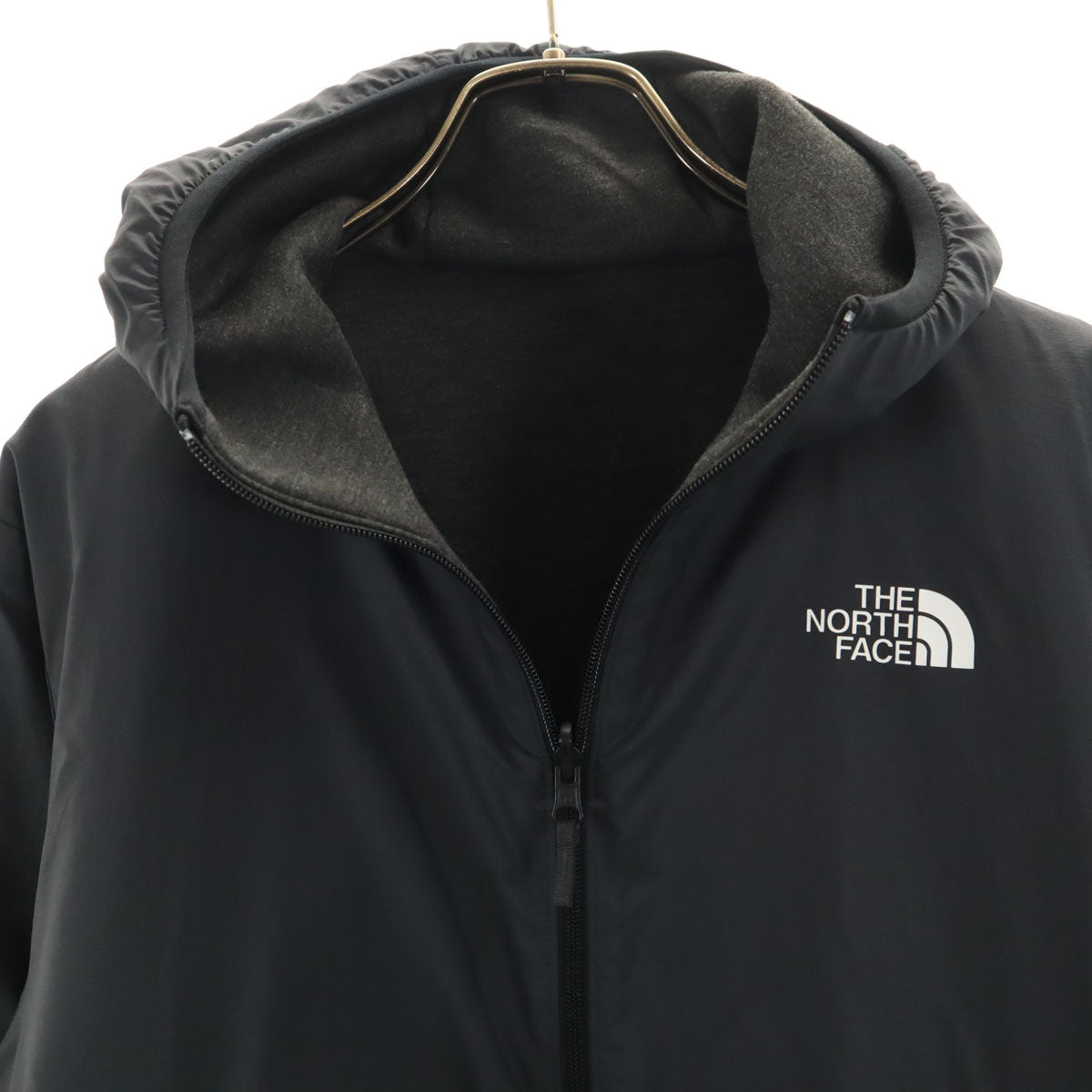 THE NORTH FACE ノースフェイス リバーシブルテックエアー ジャケット M チャコールグレー NT62289 アウトドア メンズ