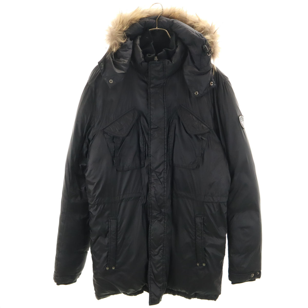 Emporio Armani エンポリオアルマーニ ダウンジャケット M ブラック メンズ