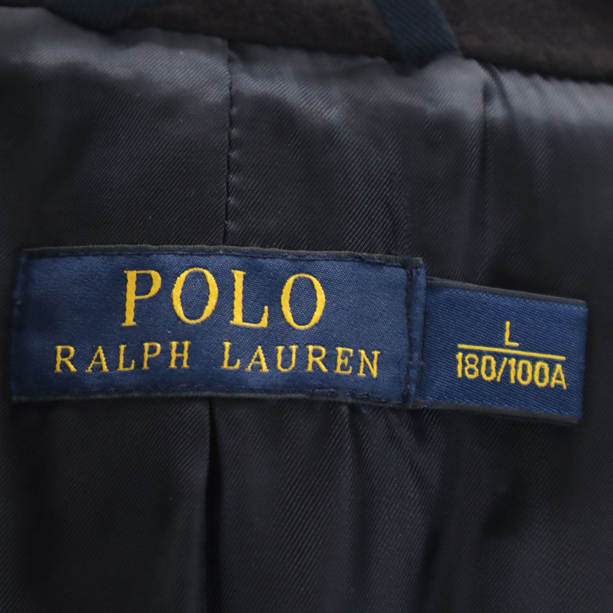 POLO RALPH LAUREN ポロラルフローレン 13スター メルトン ピーコート L ネイビー Pコート メンズ