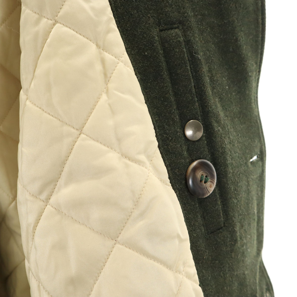 AQUARAMA アクアラマ イタリア製 ピーコート 52 カーキ Pコート メンズ