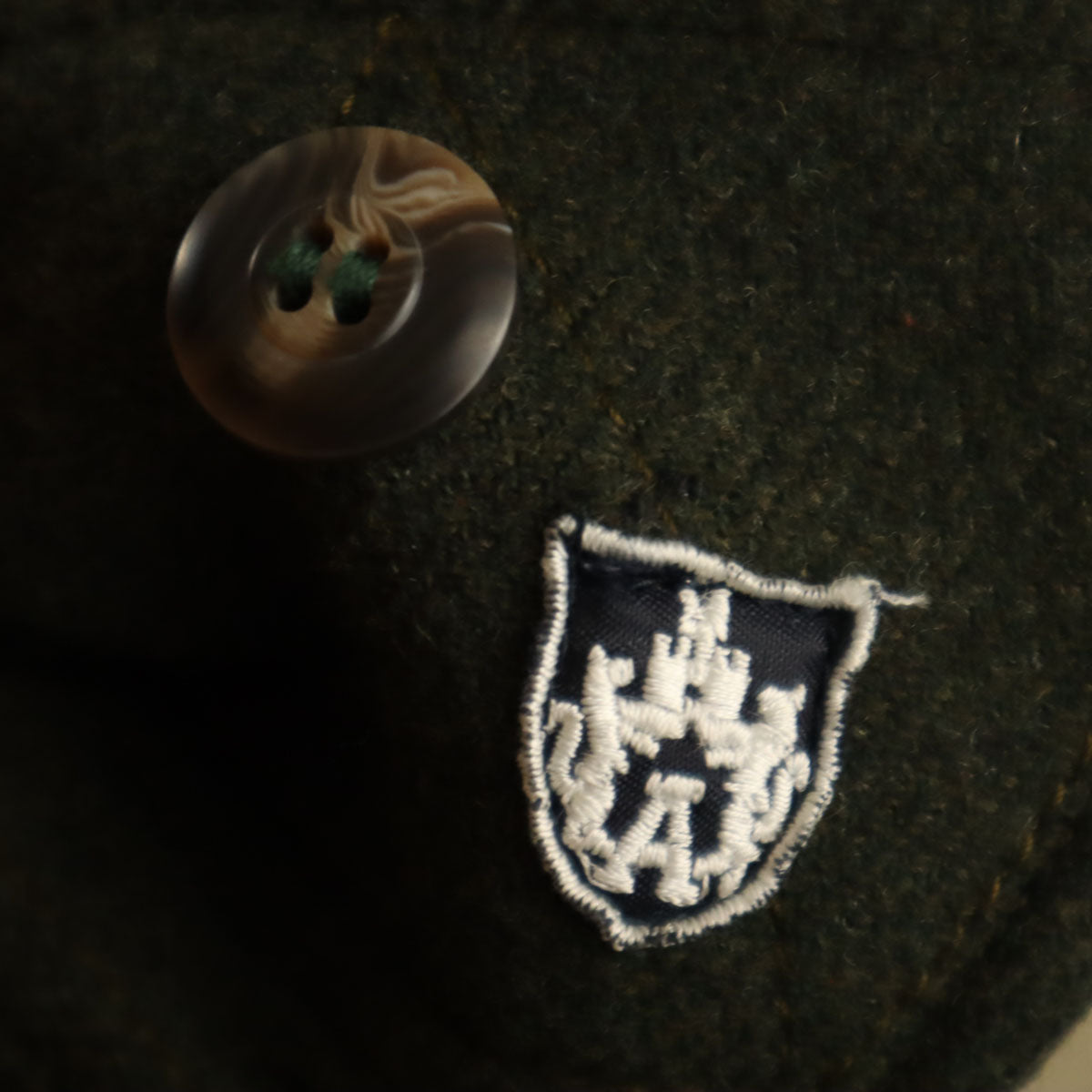 AQUARAMA アクアラマ イタリア製 ピーコート 52 カーキ Pコート メンズ