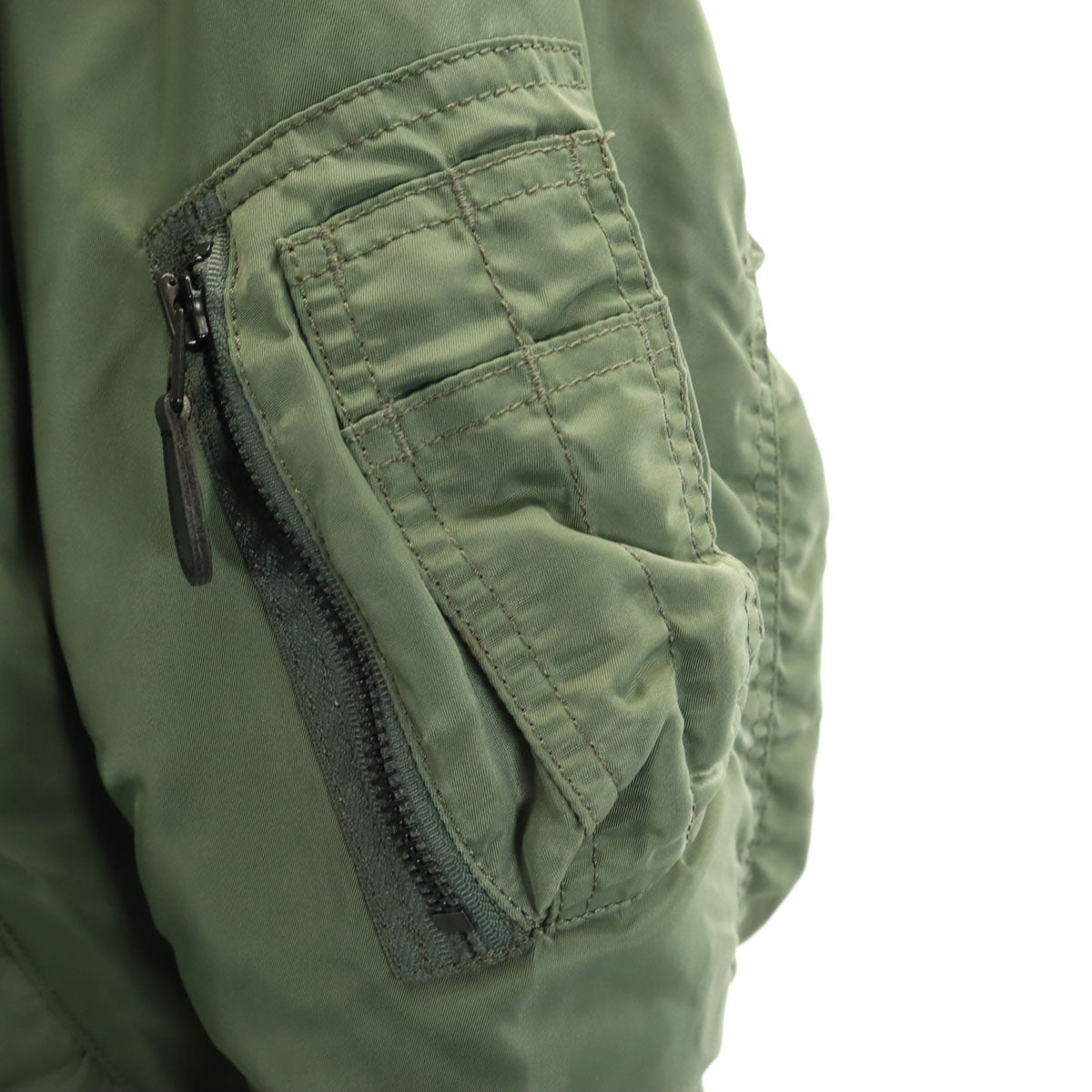 AVIREX アヴィレックス MA-1 フライトジャケット XL オリーブ系 ミリタリー メンズ