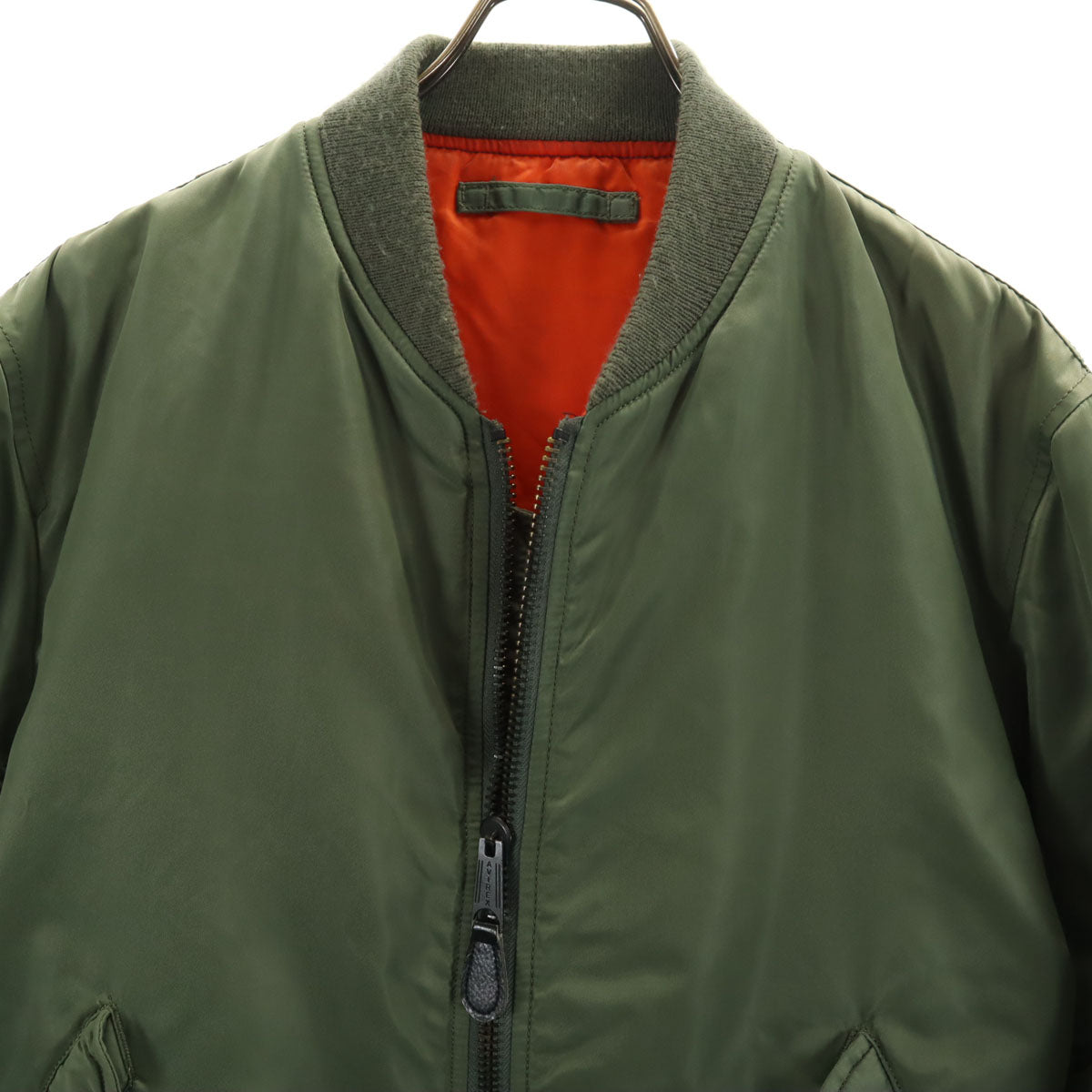 AVIREX アヴィレックス MA-1 フライトジャケット XL オリーブ系 ミリタリー メンズ