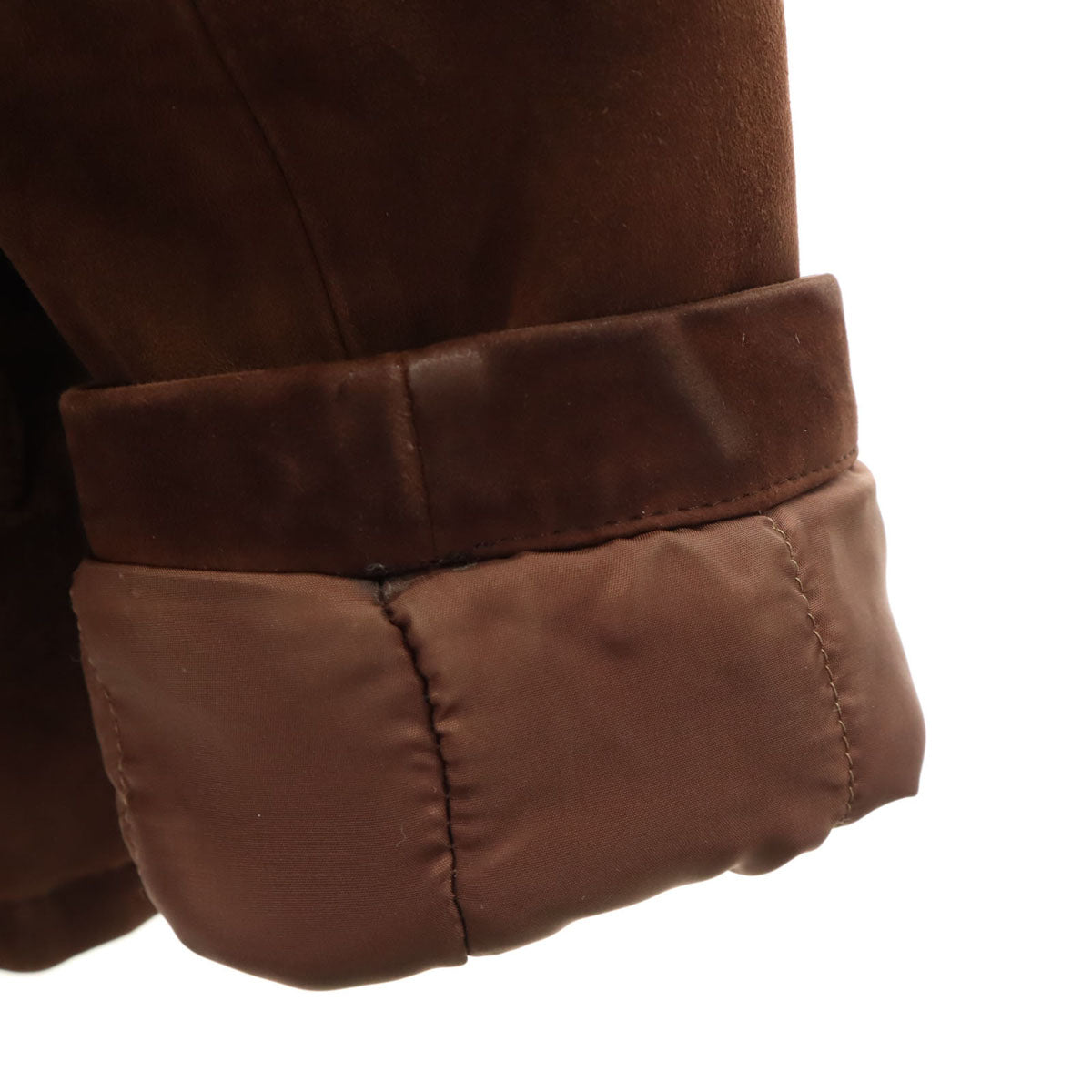 KENZO ケンゾー 90s オールド 豚革 スエード レザージャケット M ブラウン レディース