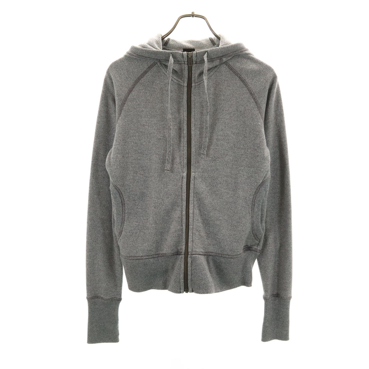 patagonia パタゴニア 長袖 スウェット ジップパーカー M グレー 54490SP14 アウトドア 裏起毛 レディース