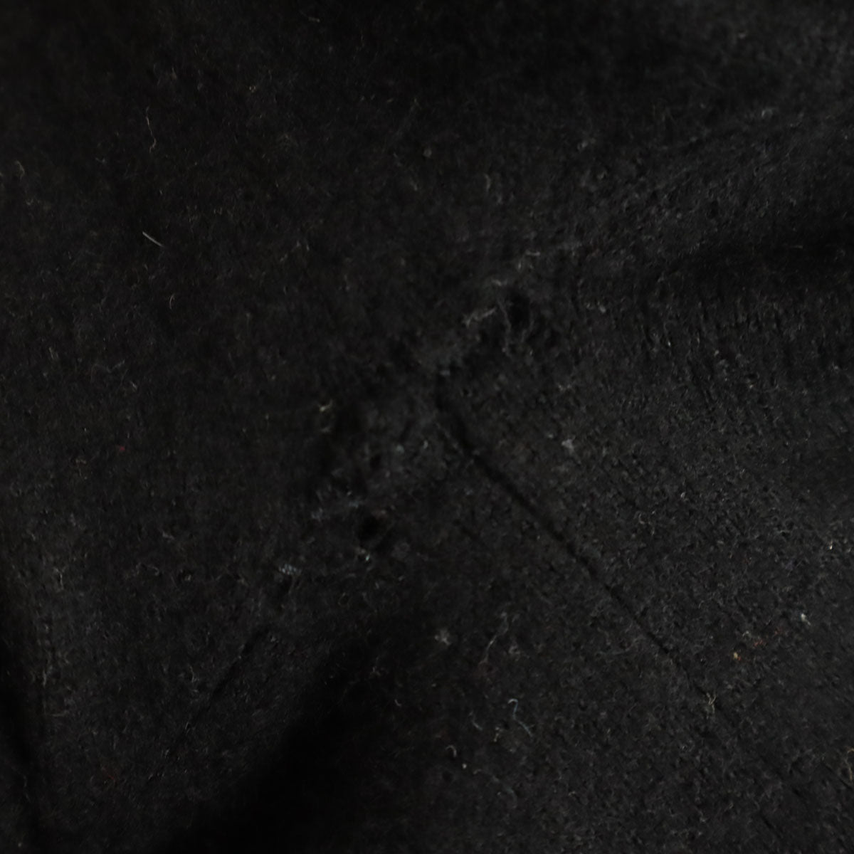 BURBERRY BLACK LABEL バーバリーブラックレーベル カシミヤブレンド 長袖 Vネック セーター 3 ブラック ニット 三陽商会 メンズ