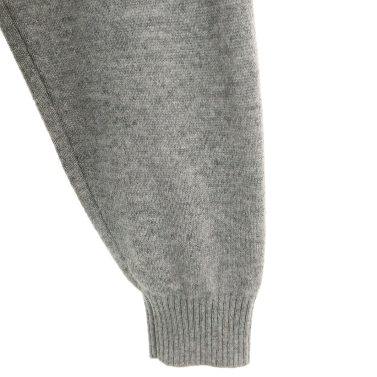 mila schon ミラショーン 日本製 カシミヤ100％ 長袖 ニット ジップジャケット 46 グレー メンズ