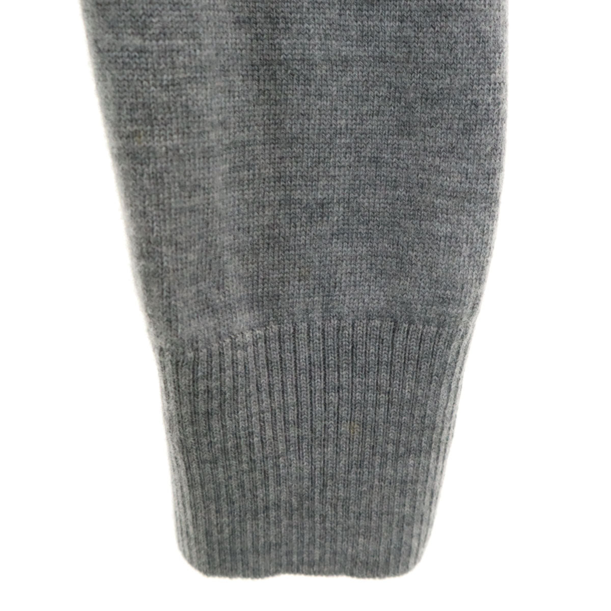 BURBERRY BLACK LABEL バーバリーブラックレーベル ダイヤ柄 ニットジャケット 2 グレー 三陽商会 レディース