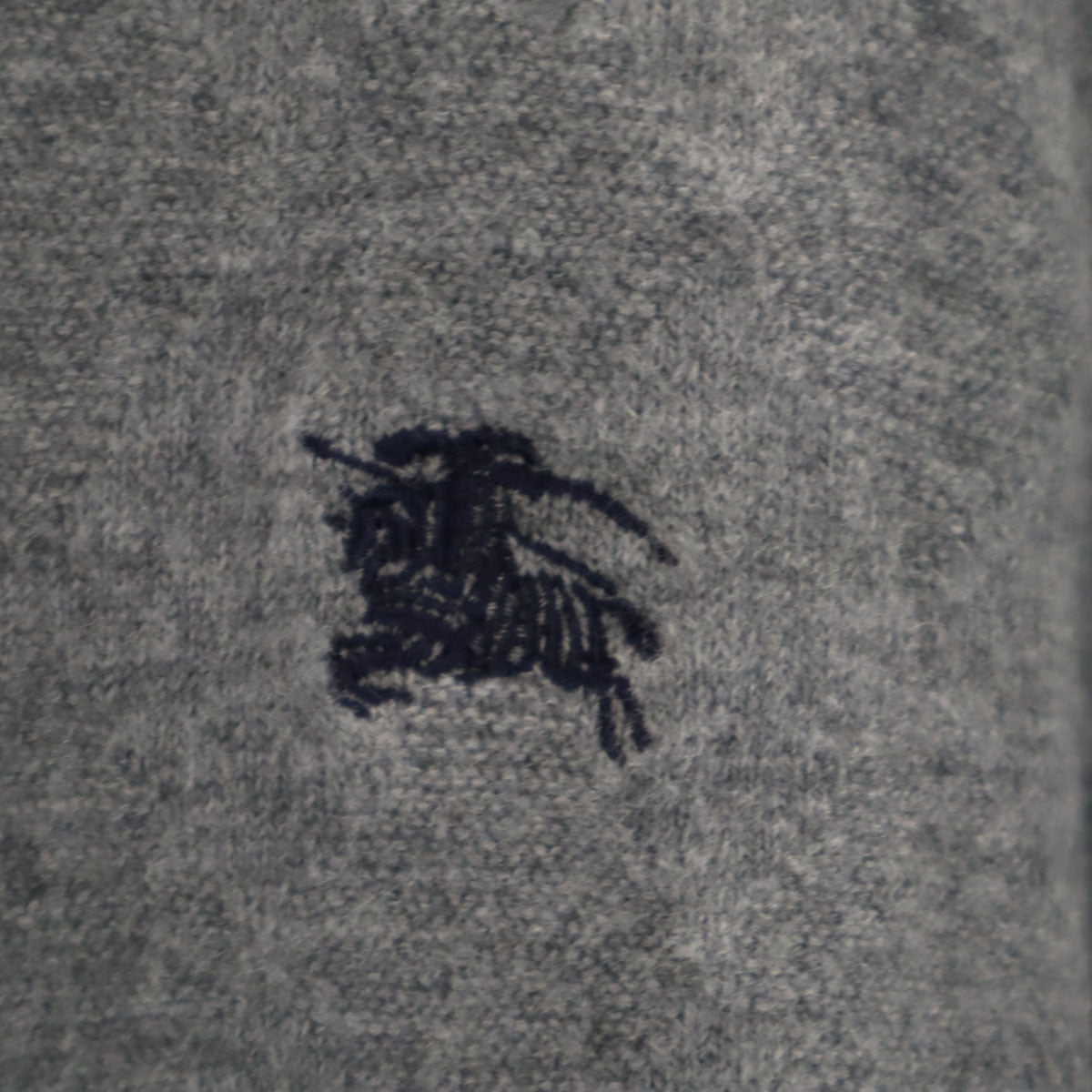 BURBERRY BLACK LABEL バーバリーブラックレーベル ダイヤ柄 ニットジャケット 2 グレー 三陽商会 レディース