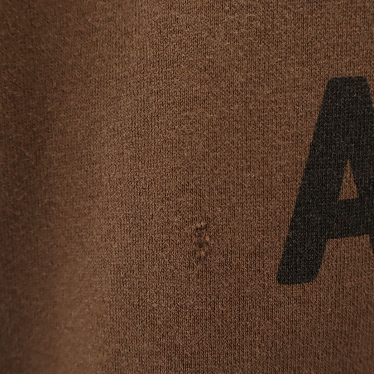 A BATHING APE アベイシングエイプ 日本製 長袖 スウェット トレーナー S ブラウン レディース