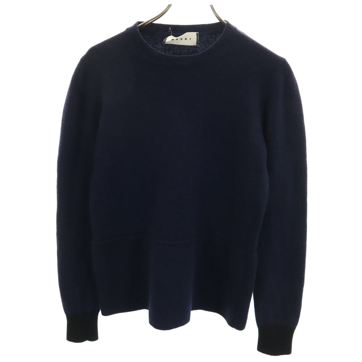 MARNI マルニ イタリア製 長袖 セーター 46 ネイビー ニット メンズ
