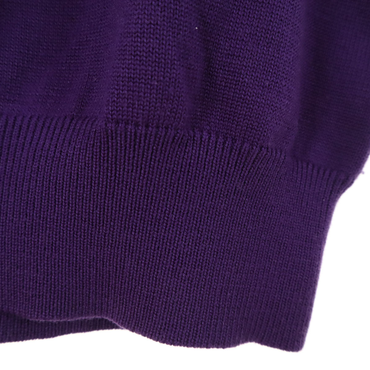 Christian Dior SPORTS クリスチャンディオールスポーツ 90s オールド ハウンドトゥース柄 長袖 ニット M パープル セーター 千鳥格子 レディース