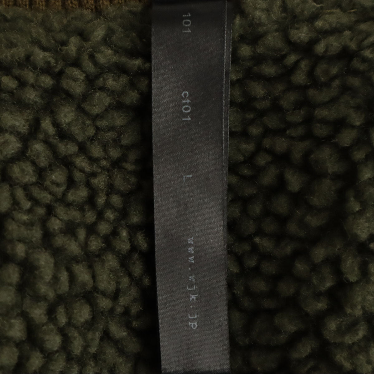 wjk ダブルジェイケイ 3WAY モッズコート L カーキ メンズ