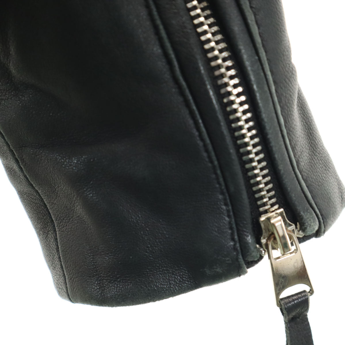 ZARA ザラ 羊革レザー ダブルライダースジャケット S ブラック レディース