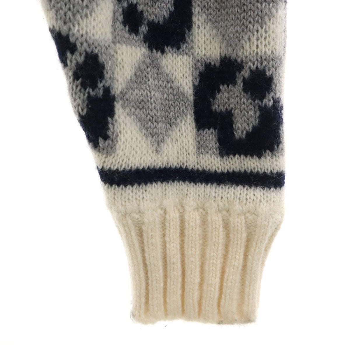 mila schon ミラショーン 日本製 長袖 ショールカラー ニットカーディガン 48 グレー メンズ