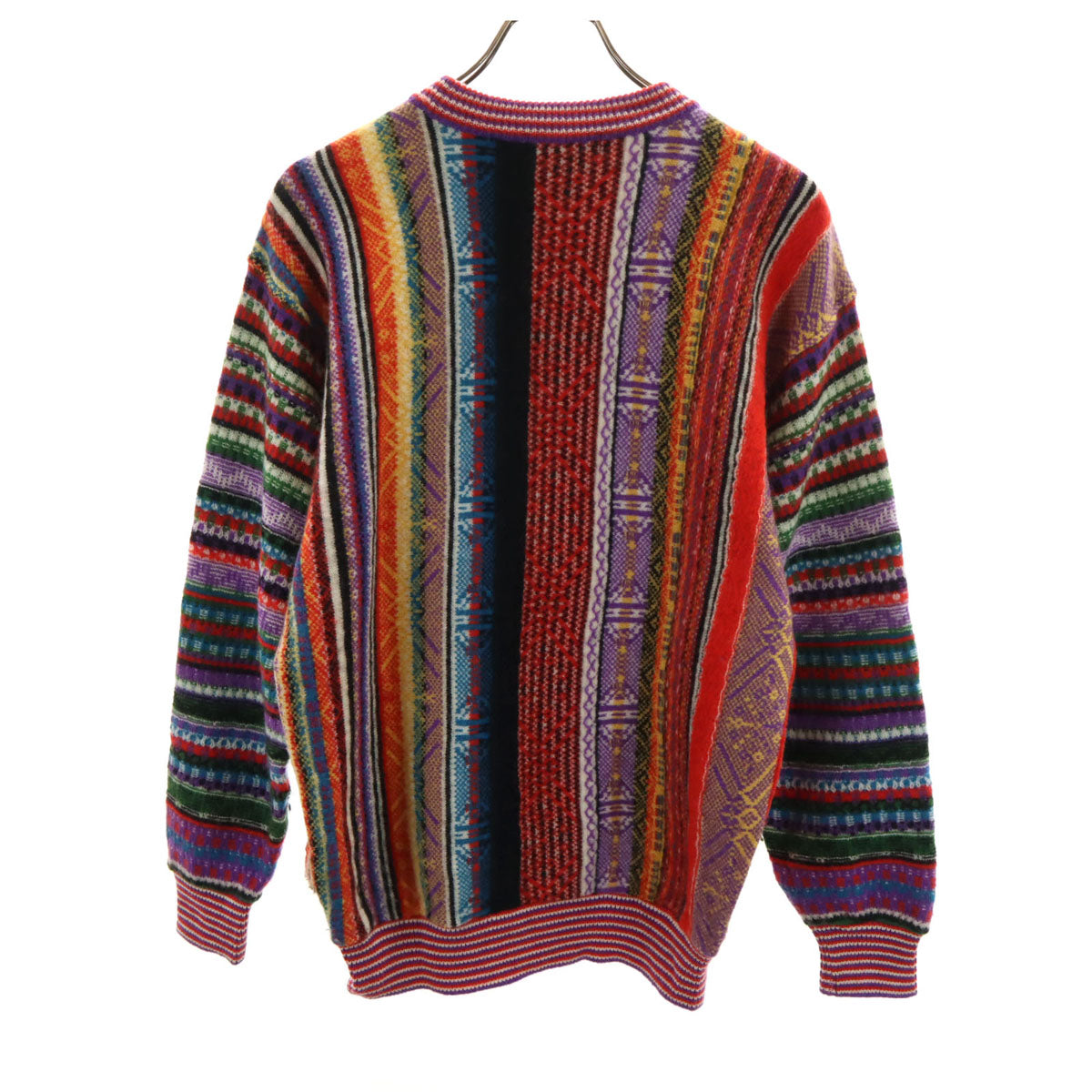 KENZO GOLF ケンゾーゴルフ 90s オールド 総柄 長袖 セーター 3 マルチ ニット メンズ