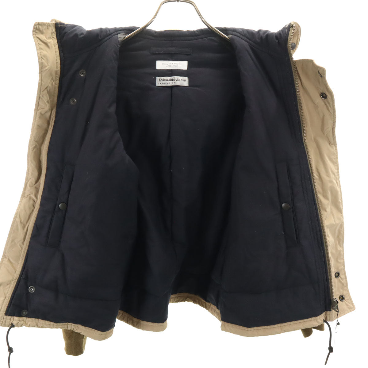 未使用 BEAUTY＆YOUTH UNITED ARROWS ビューティーアンドユース ユナイテッドアローズ フライトジャケット S ベージュ メンズ