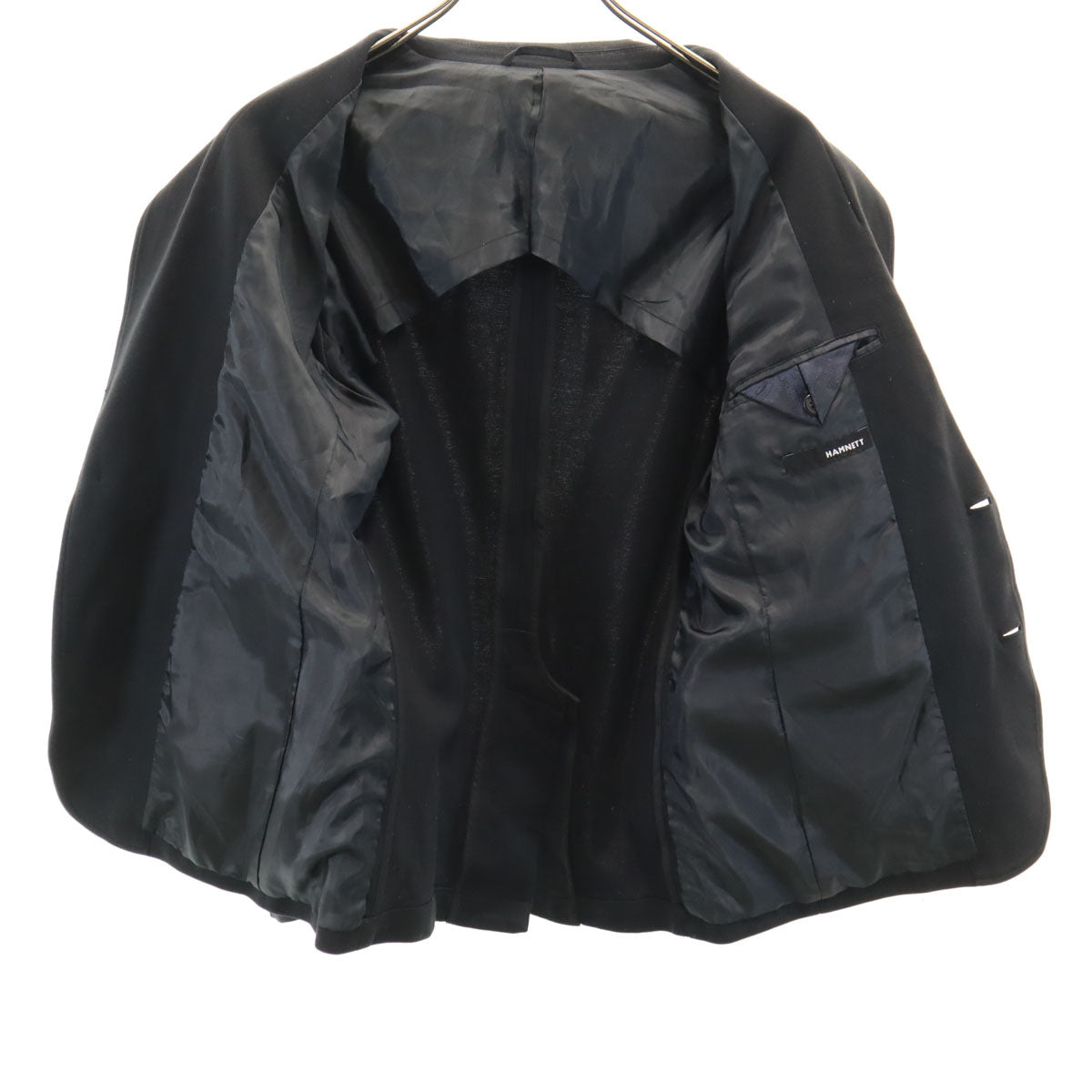 HAMNETT ハムネット テーラードジャケット S 黒 メンズ