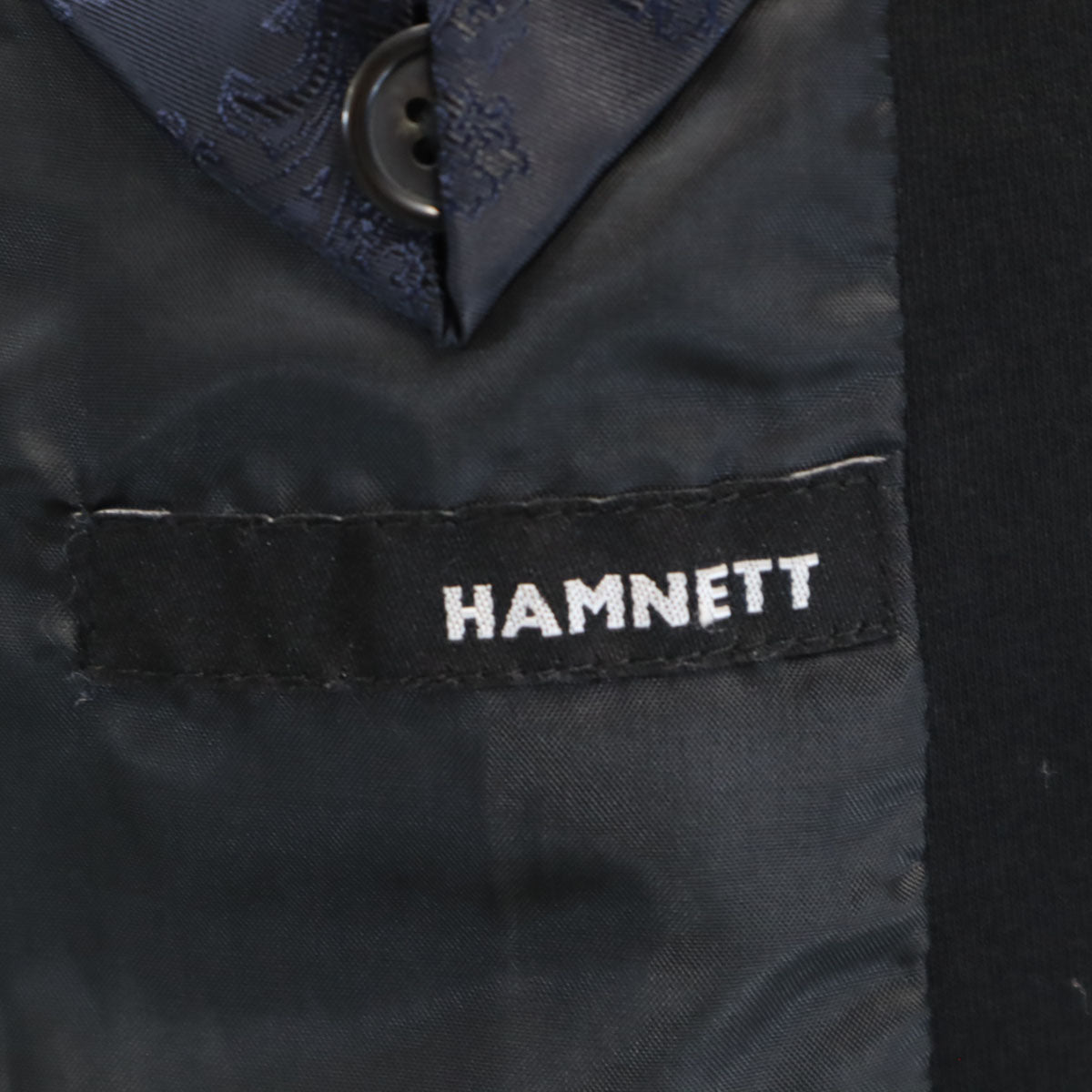 HAMNETT ハムネット テーラードジャケット S 黒 メンズ
