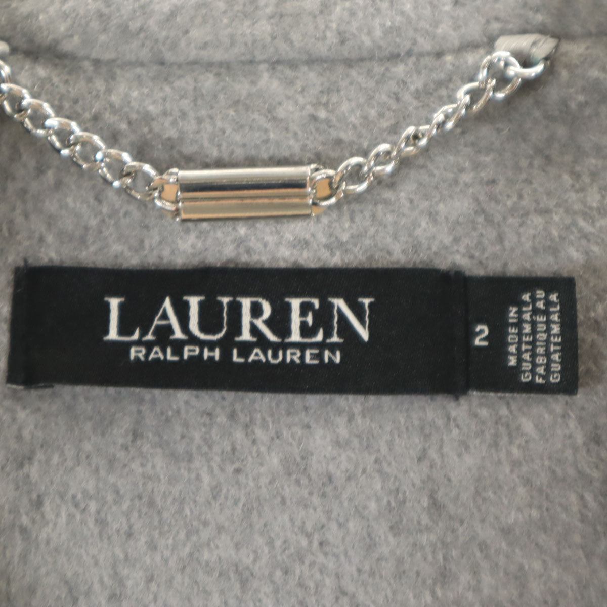 LAUREN RALPH LAUREN ローレンラルフローレン ガウンコート 2 グレー レディース