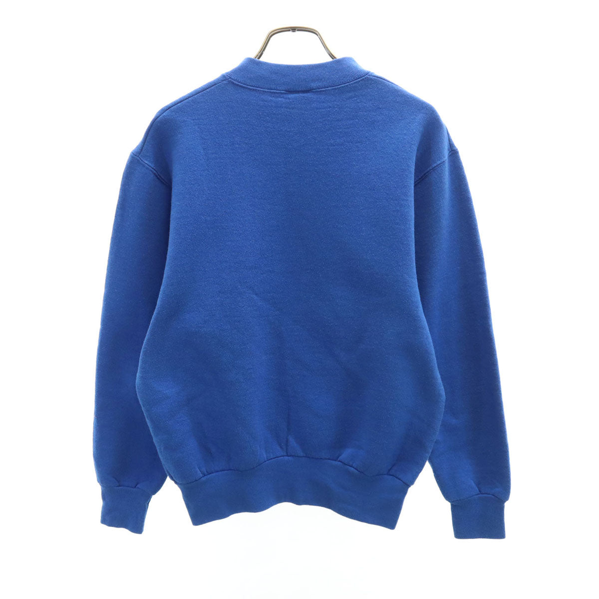 FRUIT OF THE LOOM フルーツオブザルーム 90s カナダ製 オールド ARMY 長袖 スウェット トレーナー S ブルー メンズ