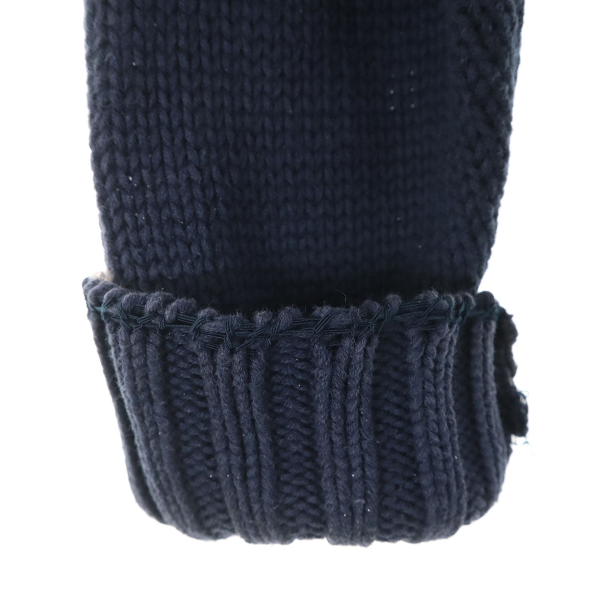 POLO RALPH LAUREN ポロラルフローレン 90s オールド 長袖 Vネック セーター L ネイビー ニット メンズ