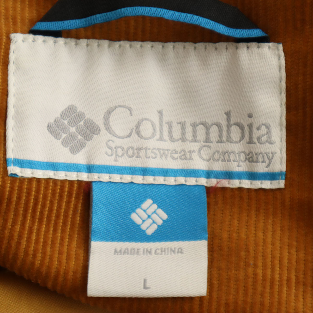 Columbia コロンビア コーデュロイ マウンテンパーカー L キャメル アウトドア メンズ