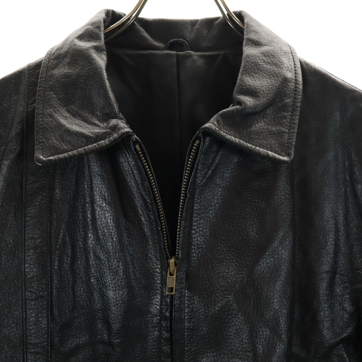 羊革 レザージャケット M ブラック メンズ