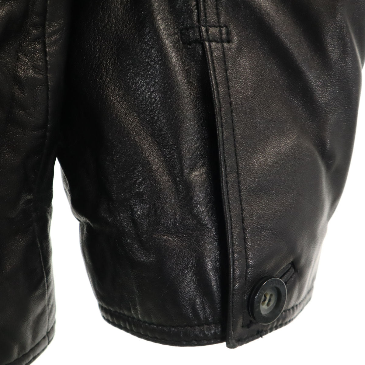 Guess ゲス レザージャケット L ブラック メンズ