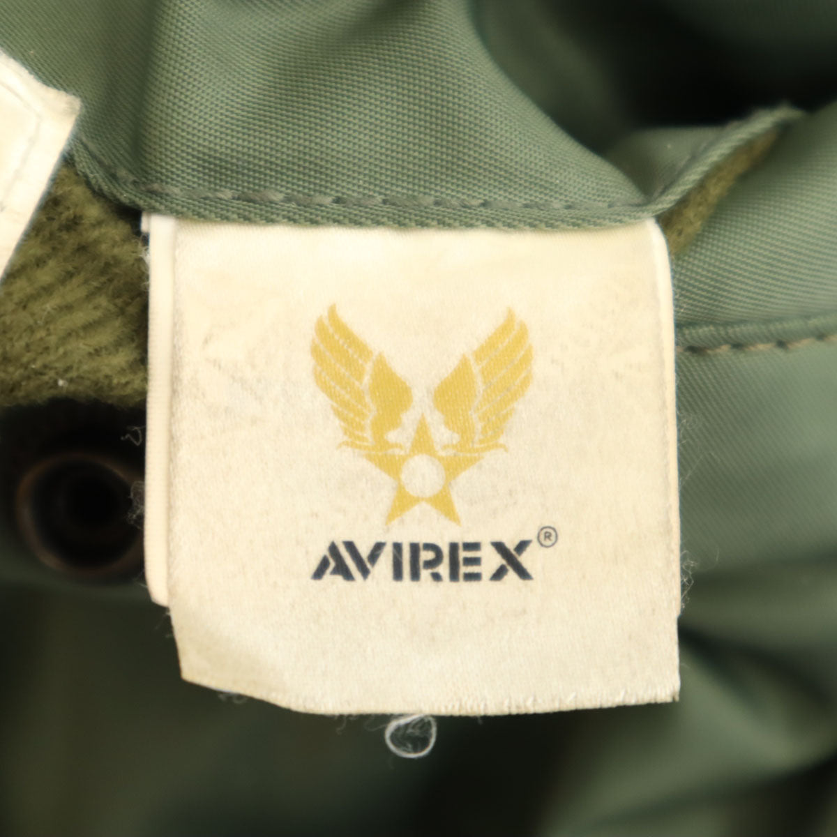 AVIREX アビレックス MA-1 フライトジャケット M カーキ メンズ