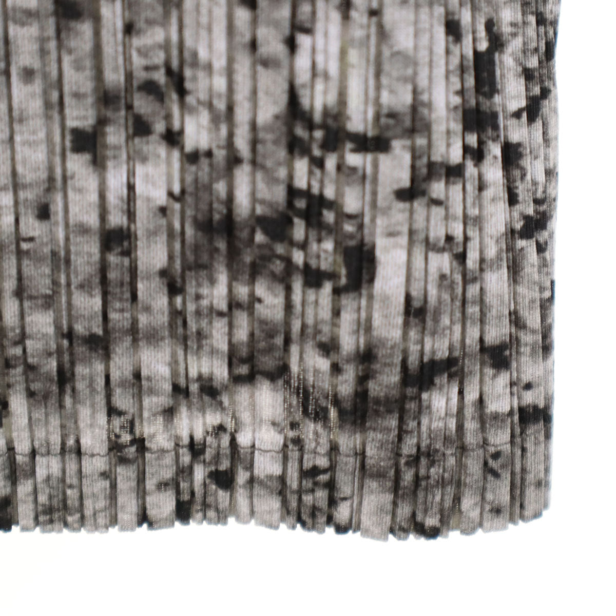 PLEATS PLEASE プリーツプリーズ 日本製 総柄 7分袖 カーディガン 上下 セットアップ 3/4 グレー イッセイミヤケ レディース