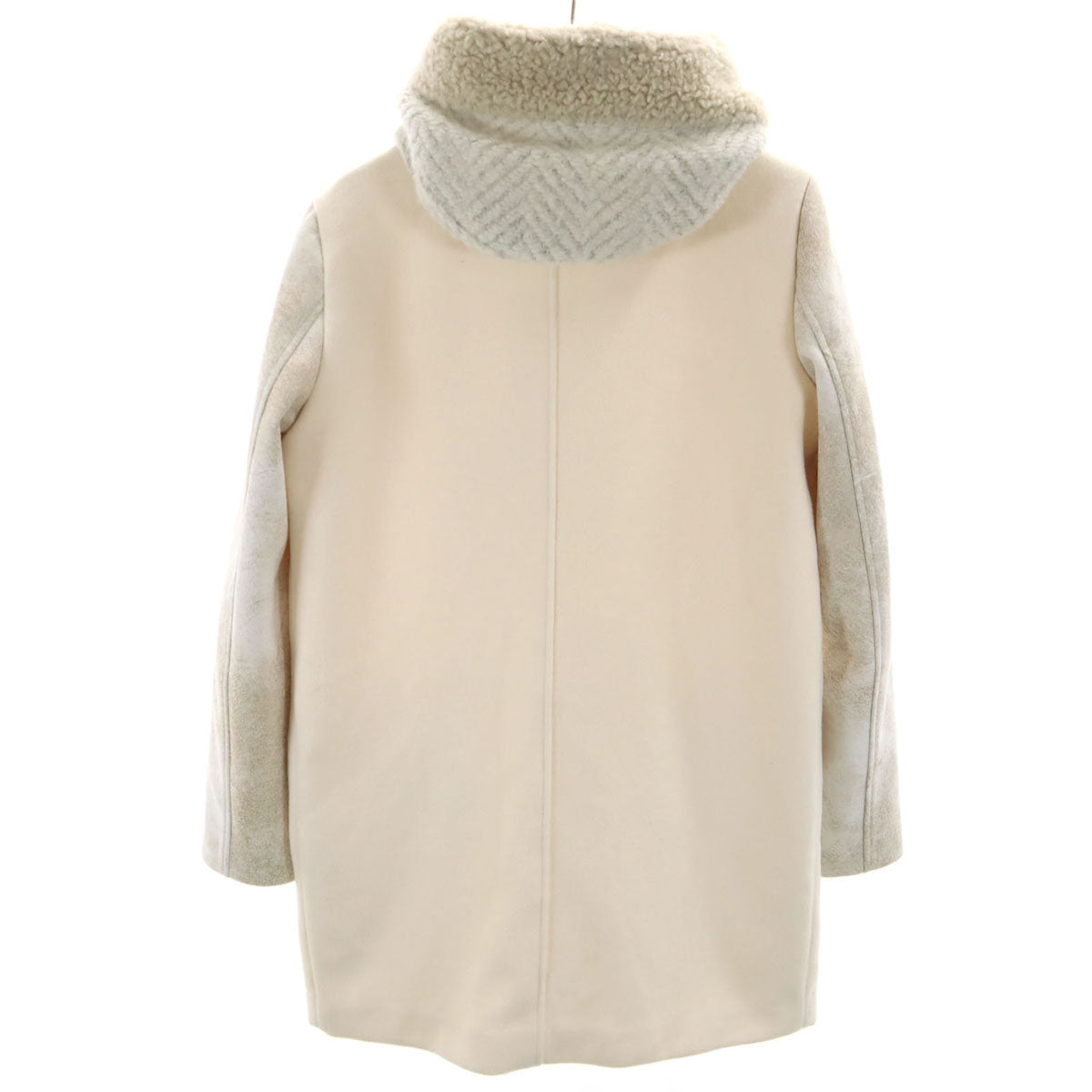 Desigual デジグアル ウールブレンド コート M オフホワイト系 レディース