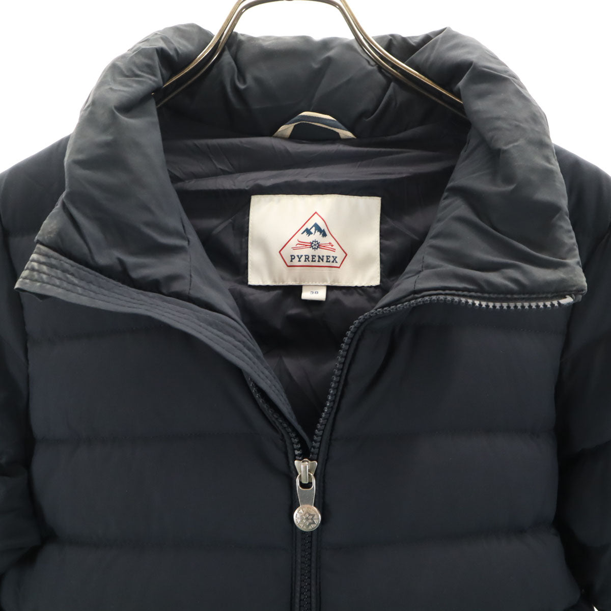 Pyrenex ピレネックス ダウンコート 38 ネイビー系 レディース