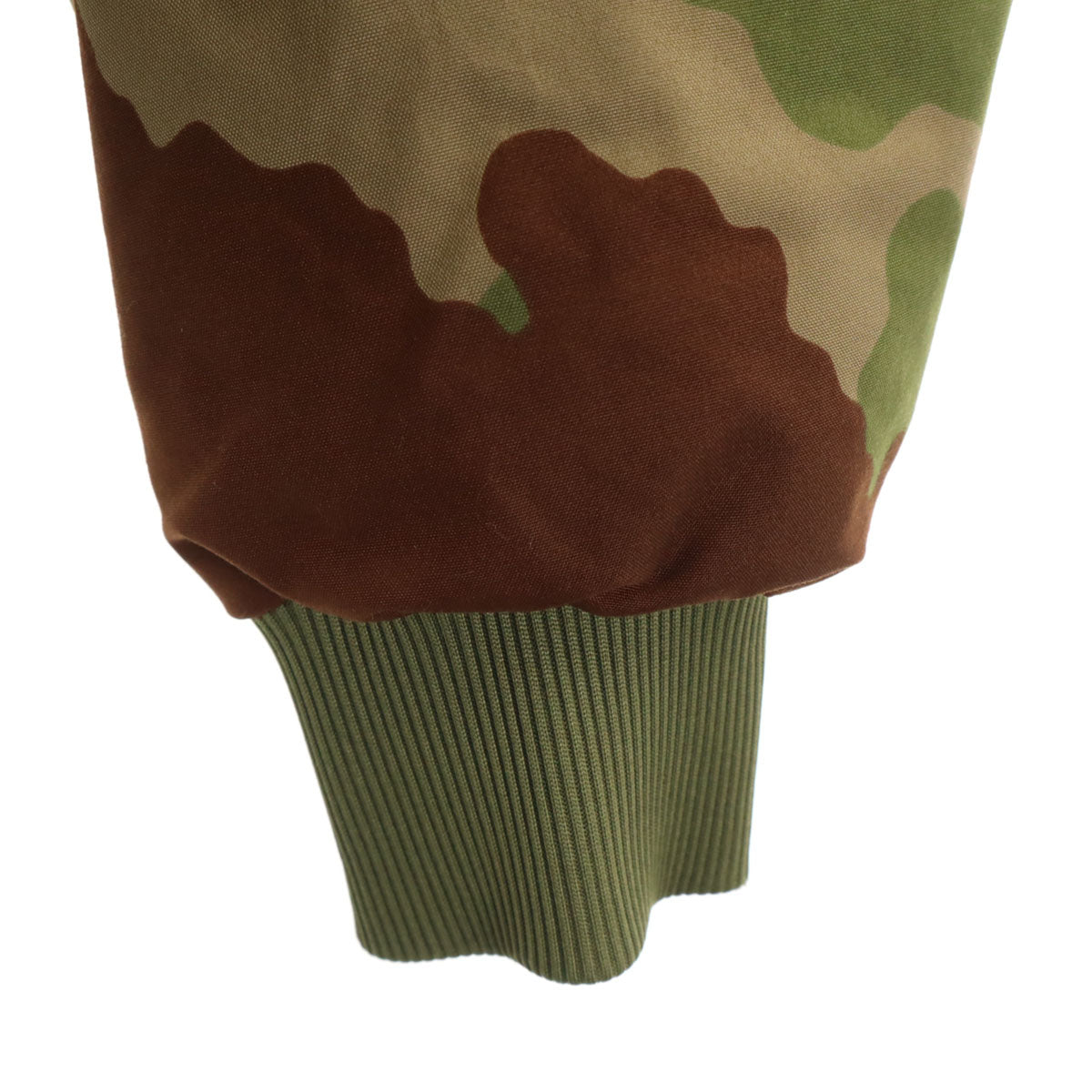 美品 adidas Originals アディダスオリジナルス カモフラ柄 トレフォイルロゴ ボンバー フライトジャケット XS ブラウン 迷彩 メンズ