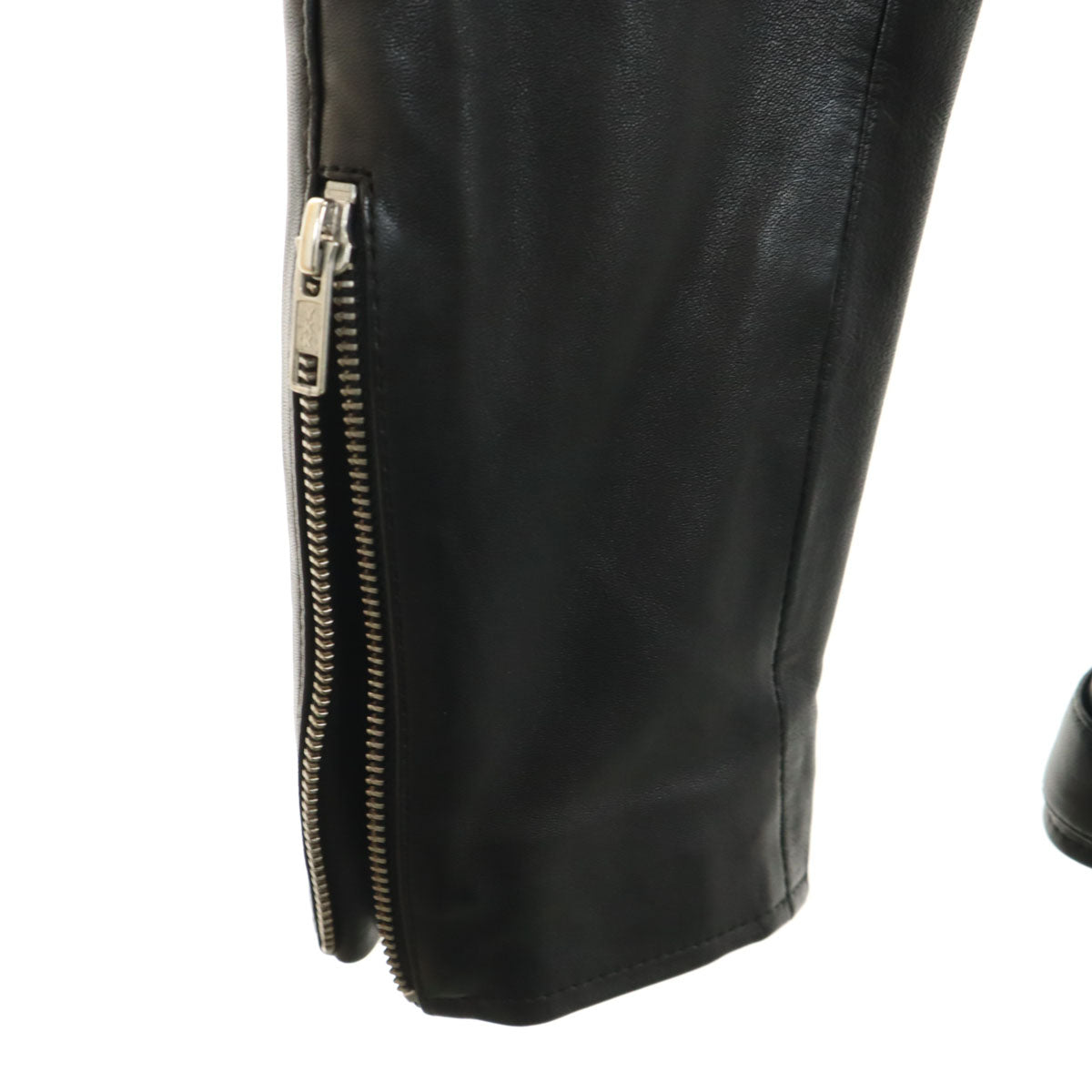 JOURNAL STANDARD ジャーナルスタンダード シープスキン レザー シングルライダースジャケット L ブラック メンズ