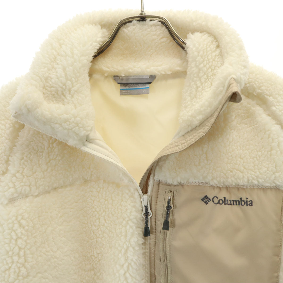 Columbia コロンビア ボアジャケット XL アイボリー レディース