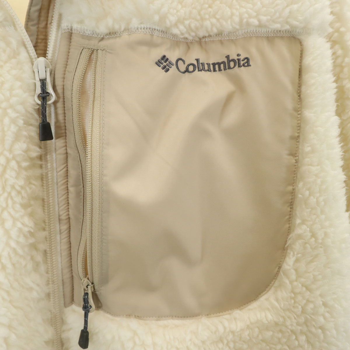 Columbia コロンビア ボアジャケット XL アイボリー レディース