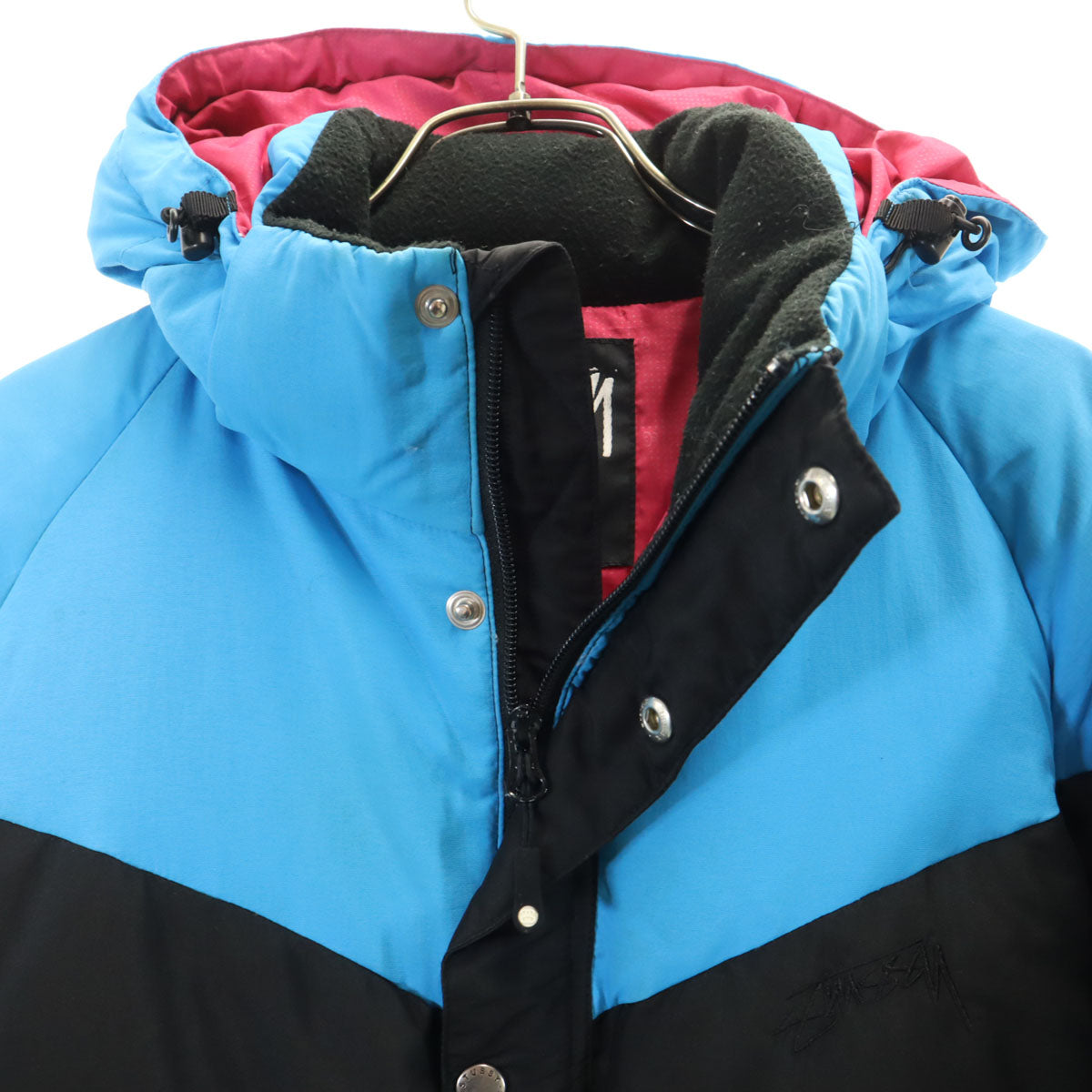 STUSSY ステューシー ダウンジャケット L ブラック系 GEAR メンズ